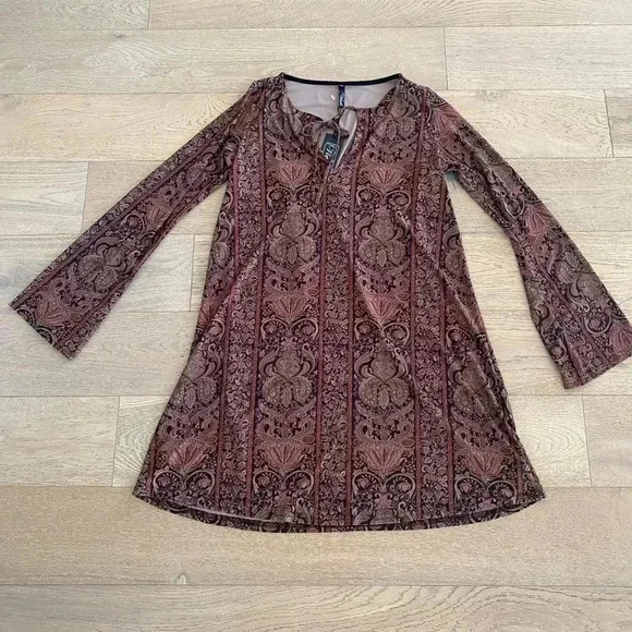 Deborah VieReck Sheckel Rust Arnie Dress Small $158 - Picture 1 of 4